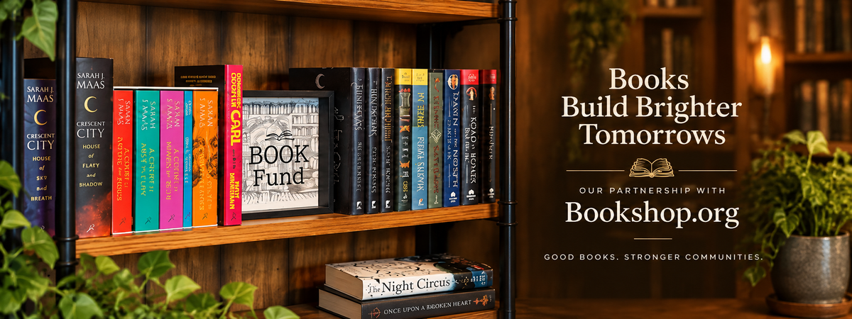 Books Build Brighter Tomorrows — Chapter One Tees partnership with Bookshop.org