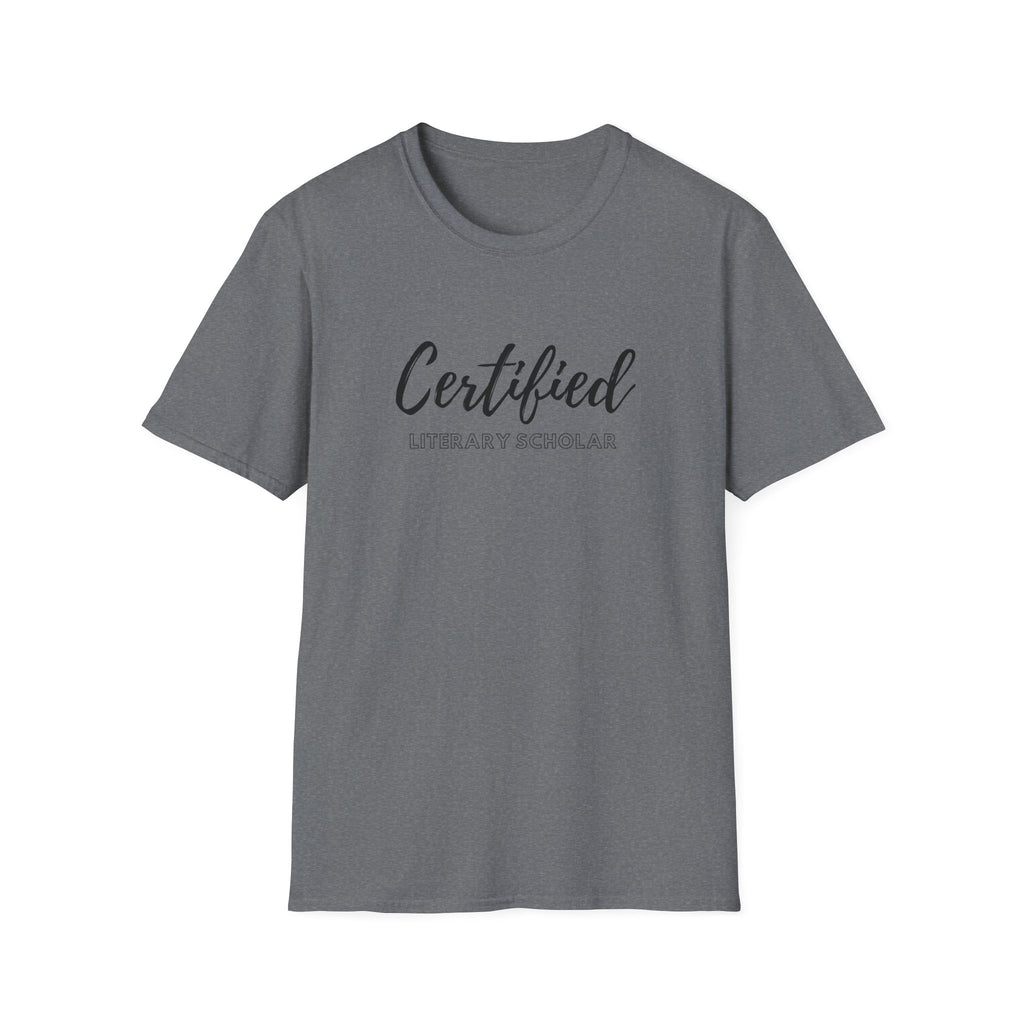 Certified Literary Scholar T-Shirt