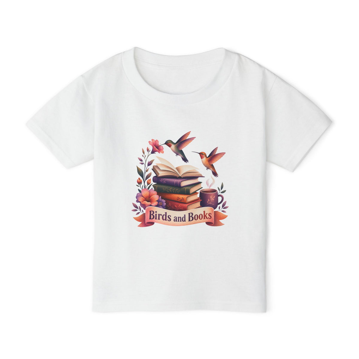 Birds and Books Toddler T-shirt