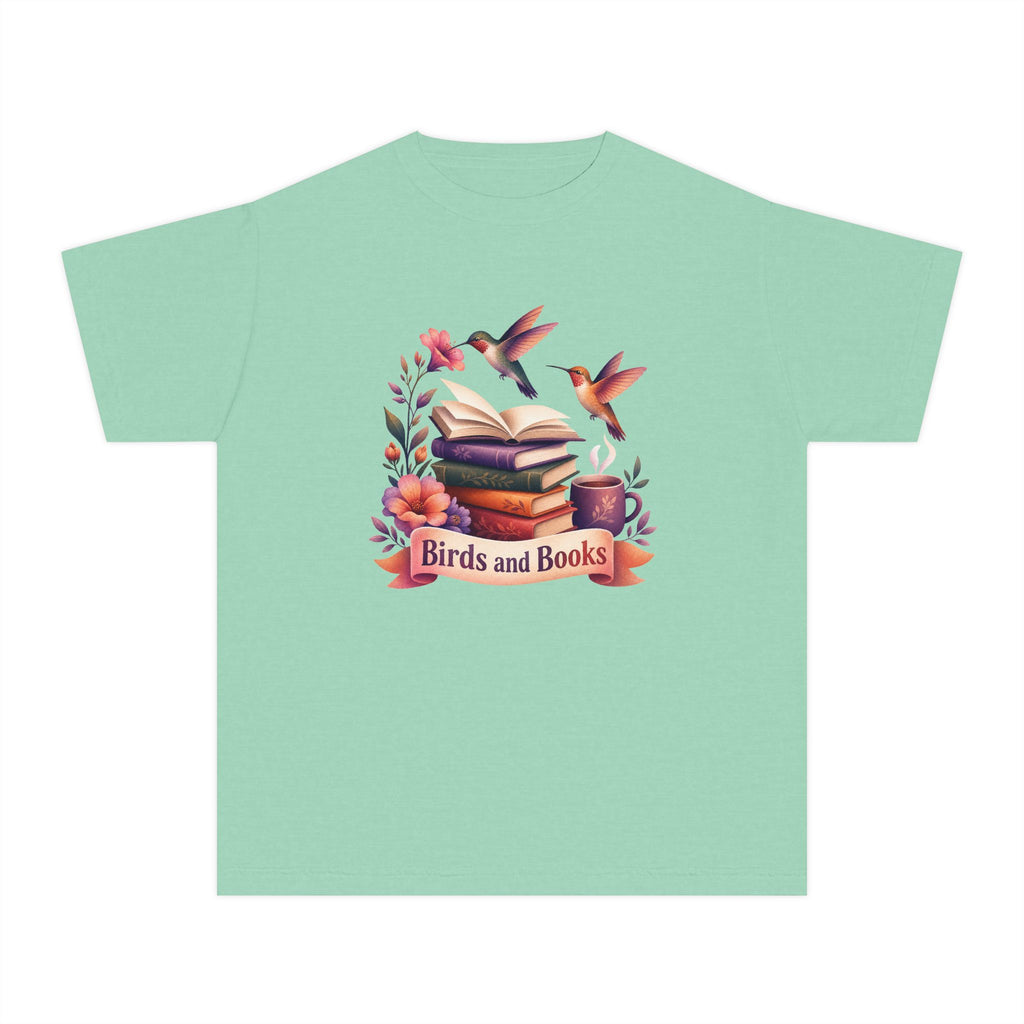 Birds and Books Kid Tee