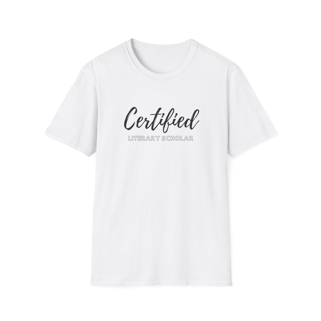 Certified Literary Scholar T-Shirt
