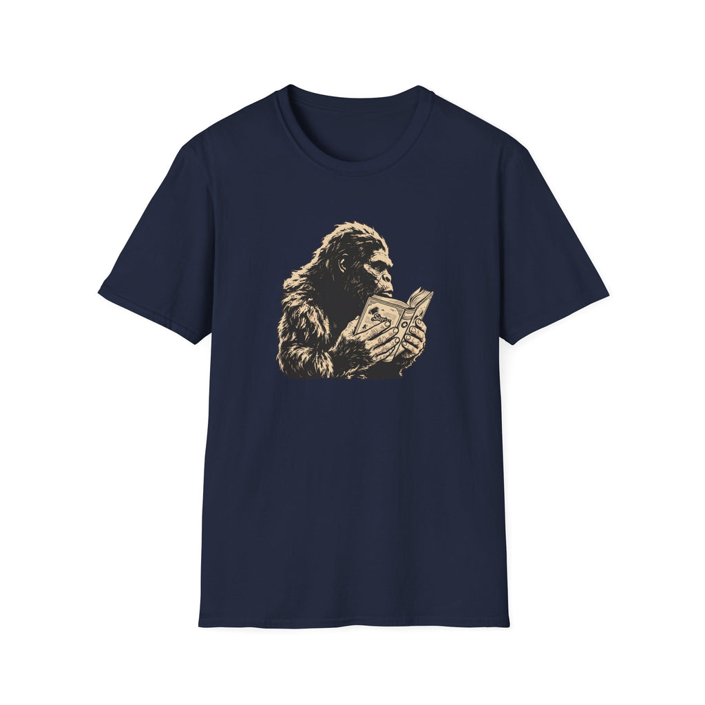 Bigfoot Reading T-Shirt
