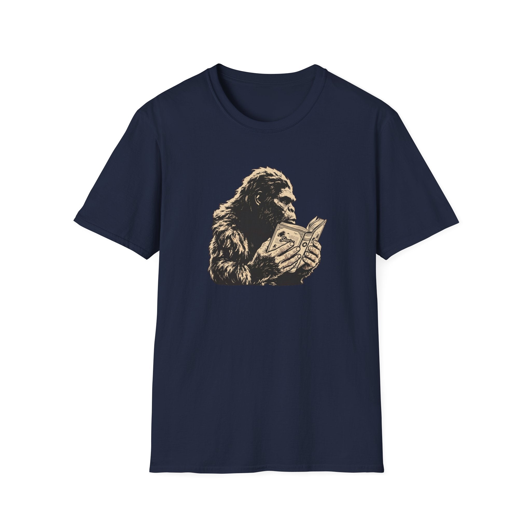 Bigfoot Reading T-Shirt