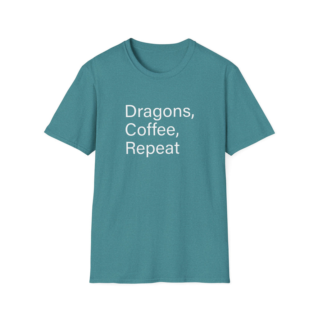 Dragons, Coffee, Repeat T-Shirt