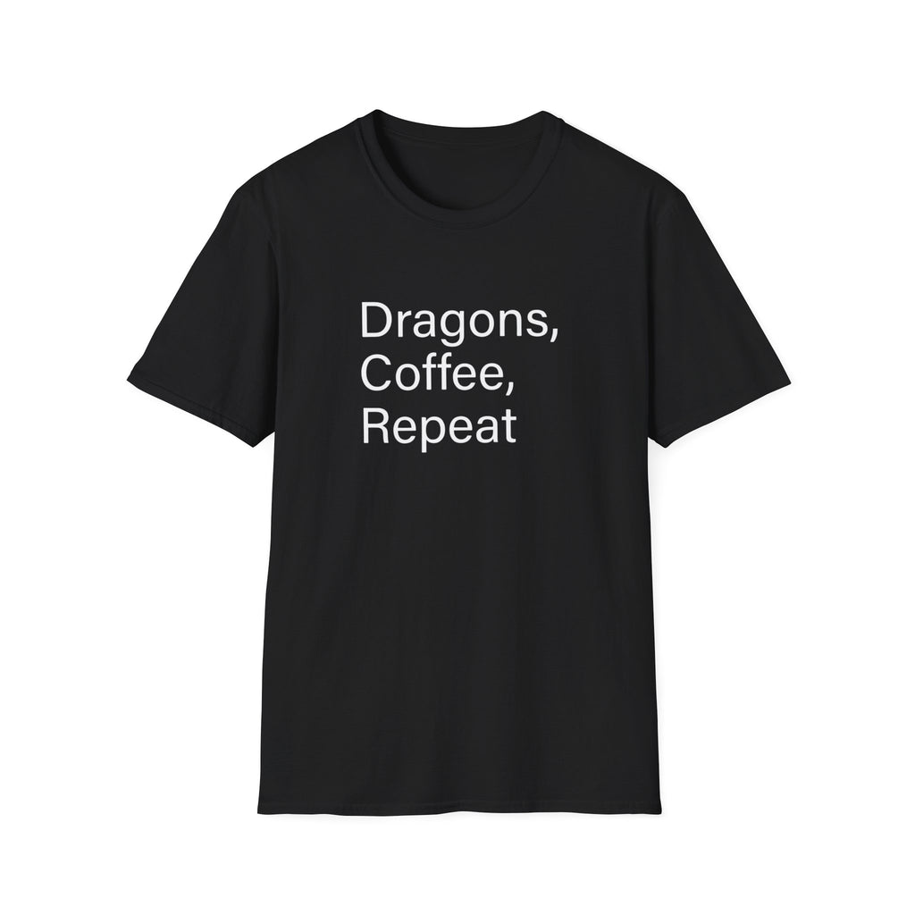 Dragons, Coffee, Repeat T-Shirt