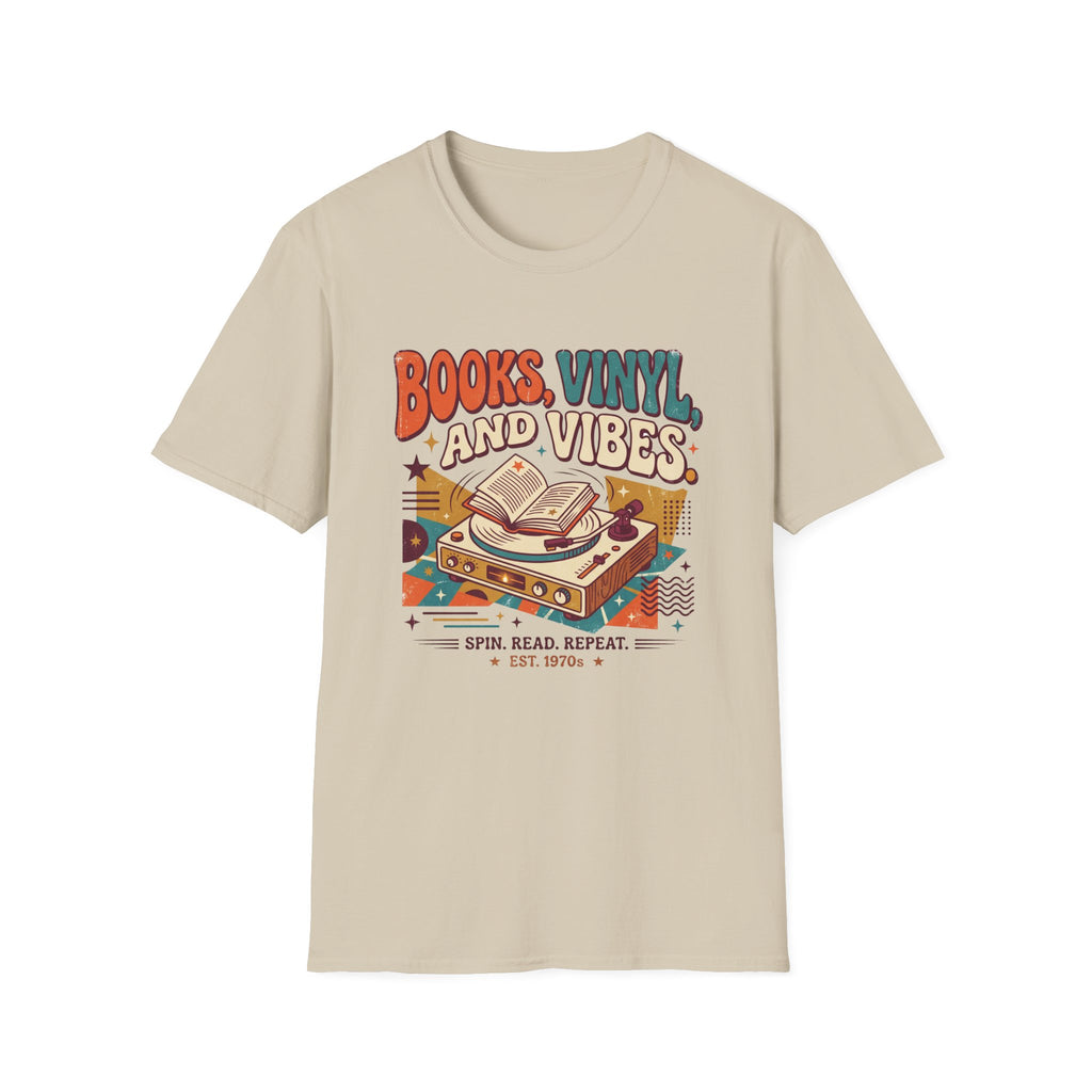 Books, Vinyl, and Vibes T-Shirt