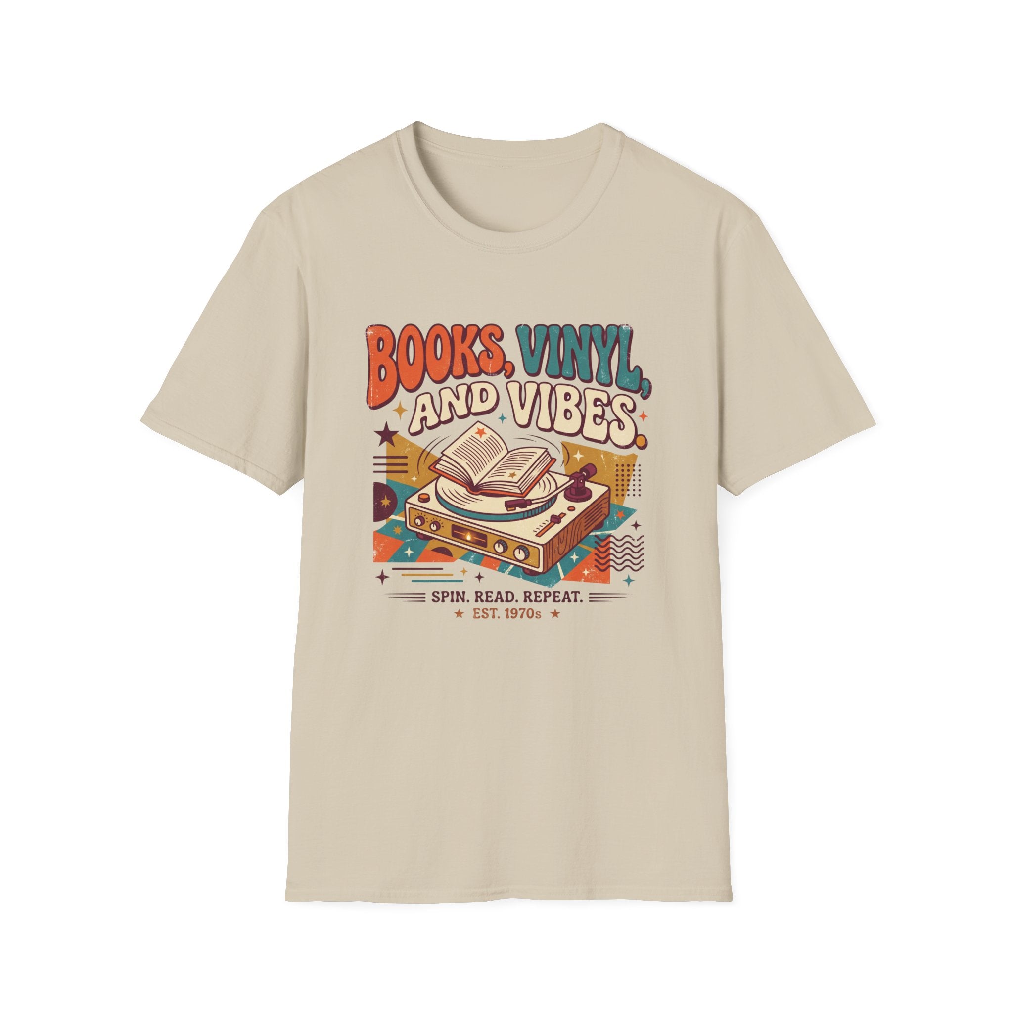 Books, Vinyl, and Vibes T-Shirt