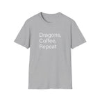 Dragons, Coffee, Repeat T-Shirt