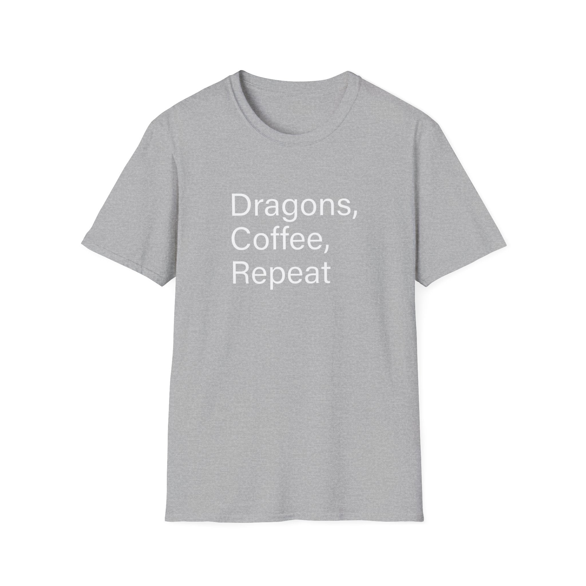 Dragons, Coffee, Repeat T-Shirt