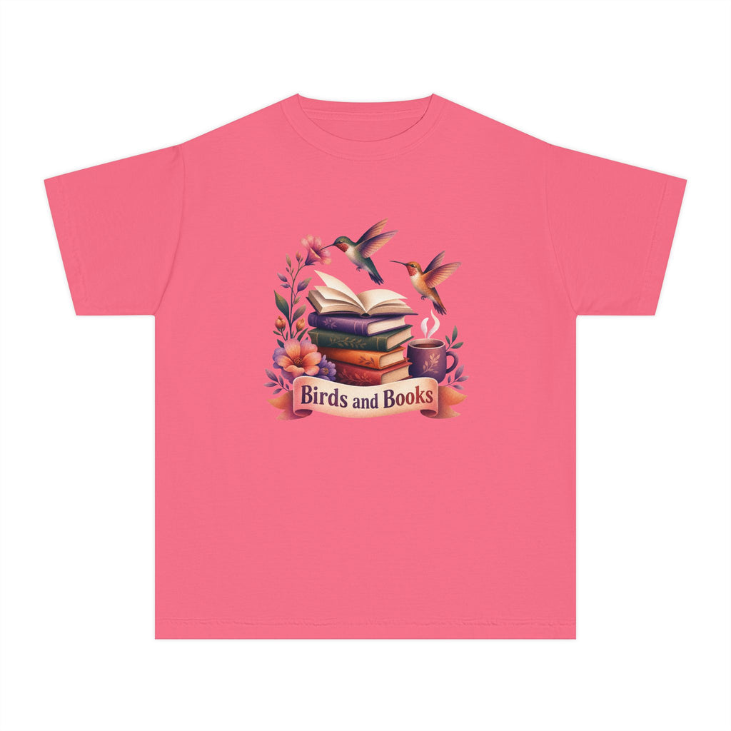 Birds and Books Kid Tee