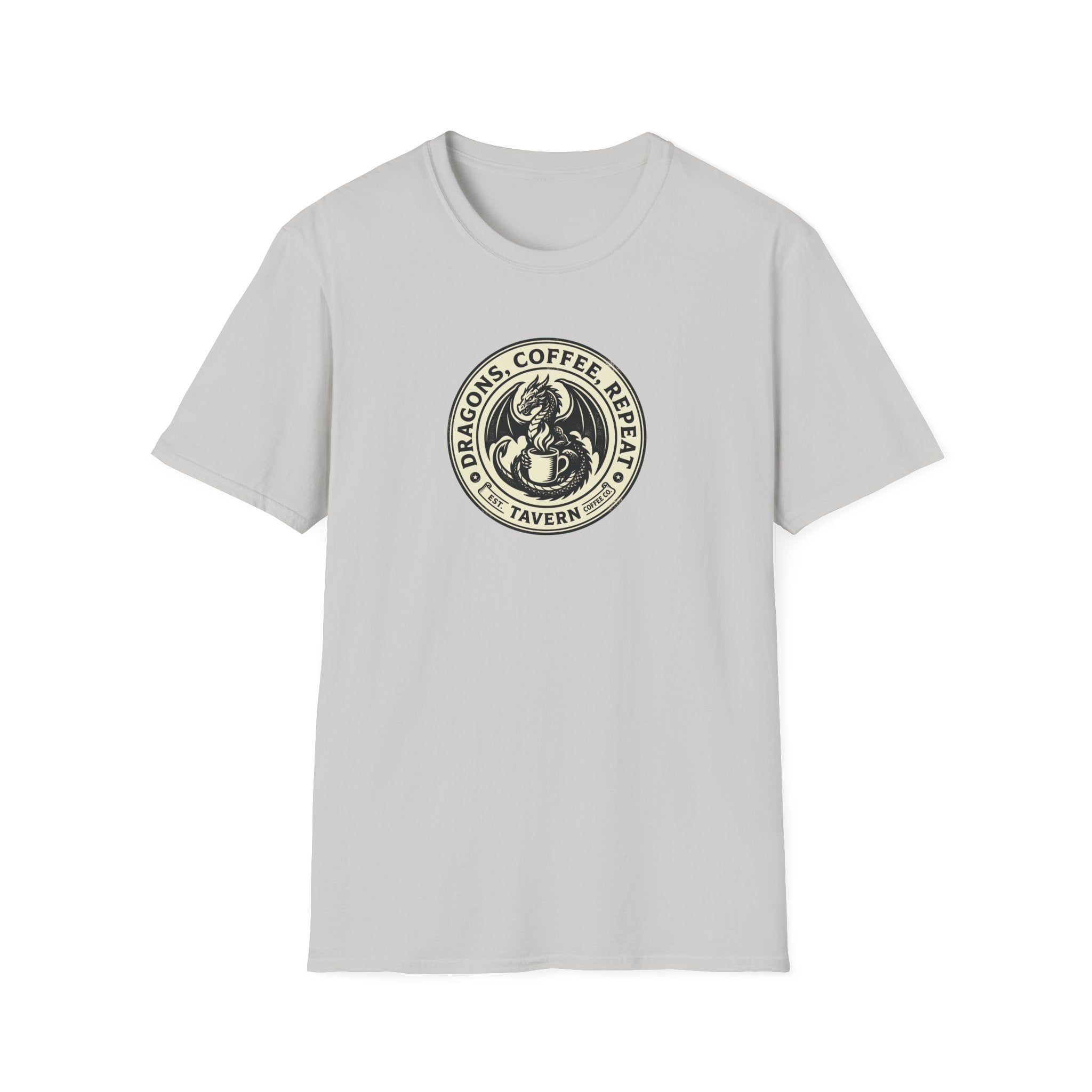 Dragon, Coffee, Tavern T-Shirt