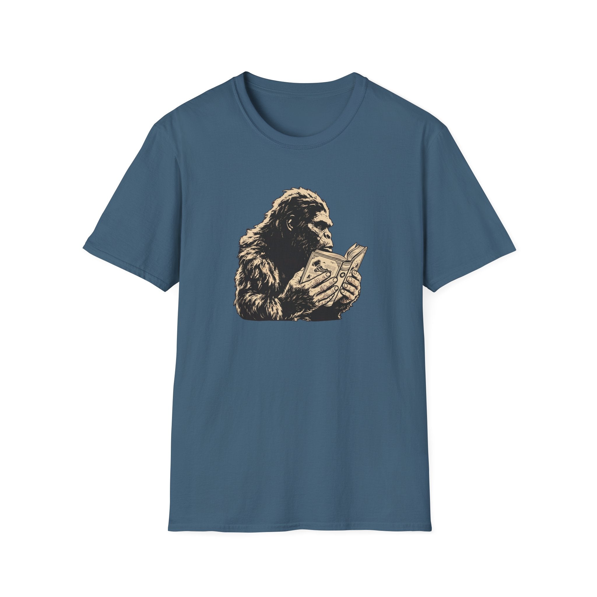 Bigfoot Reading T-Shirt