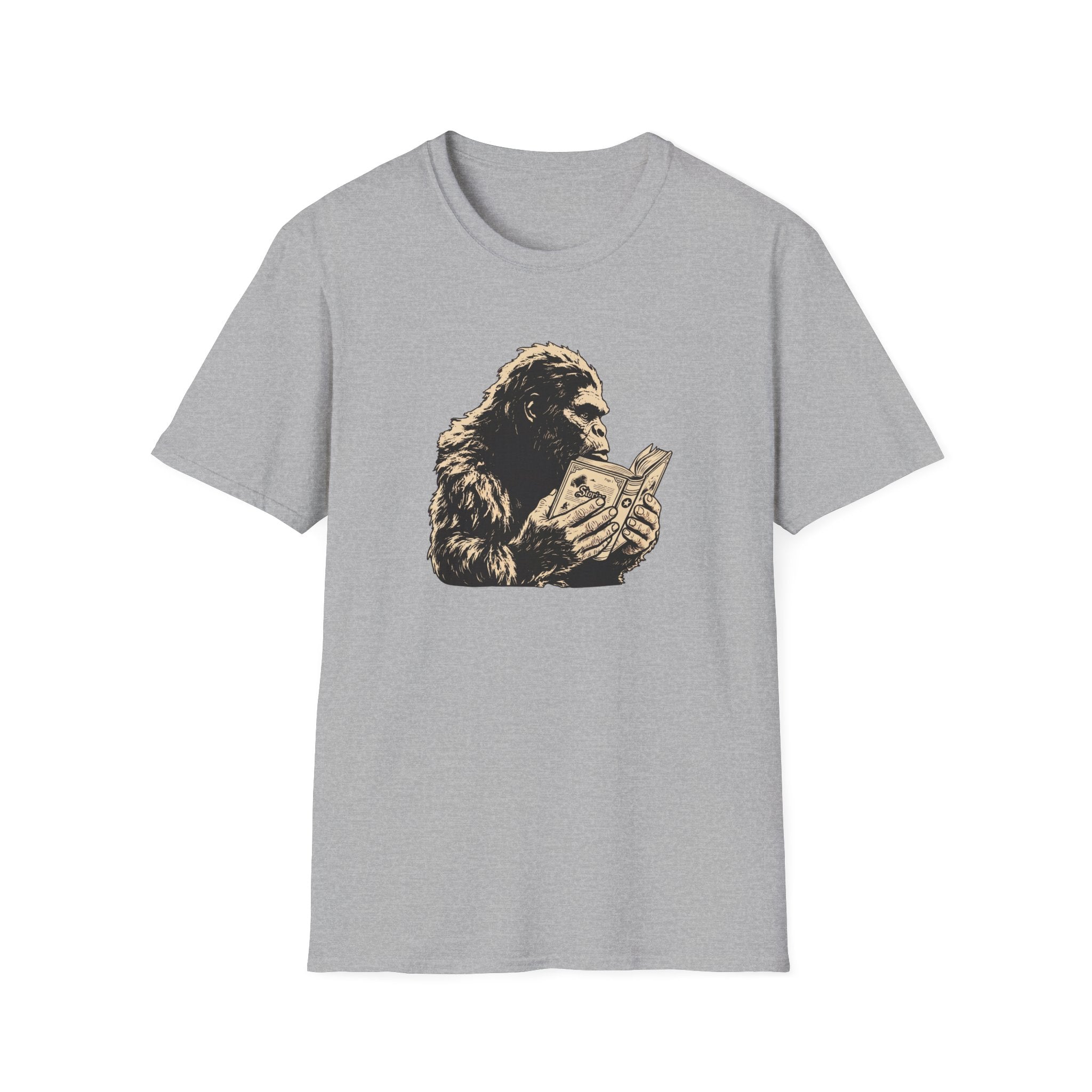 Bigfoot Reading T-Shirt