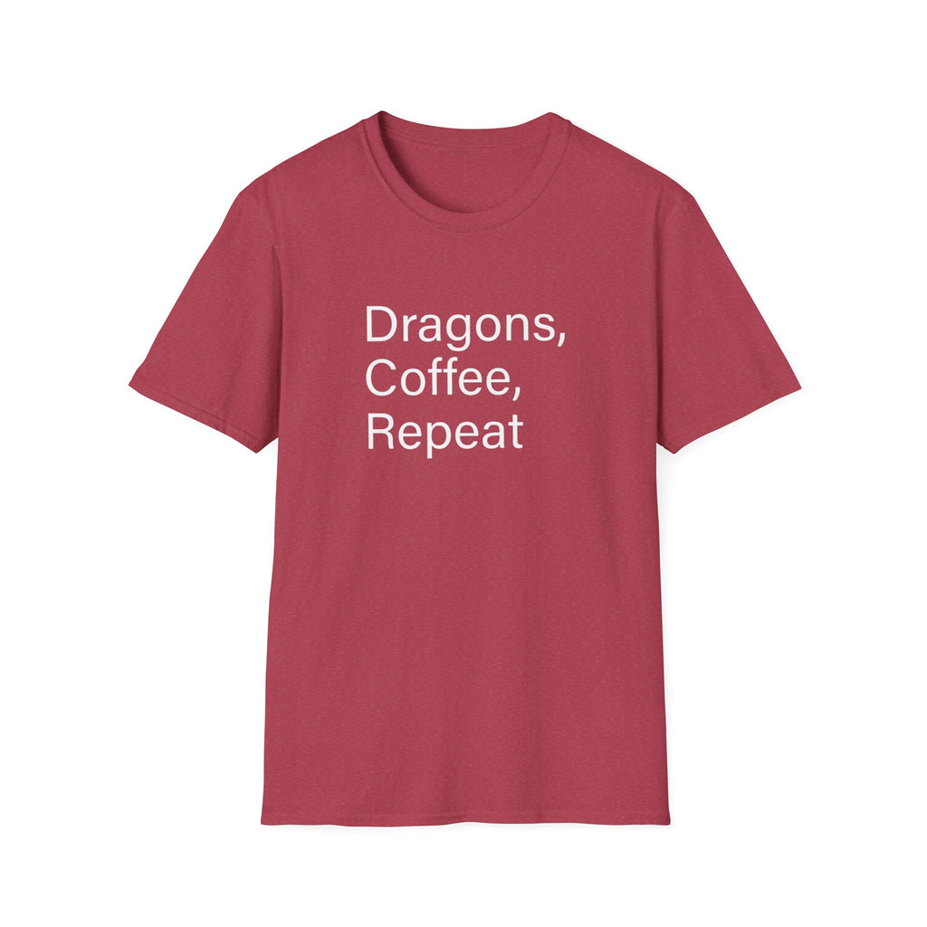 Dragons, Coffee, Repeat T-Shirt