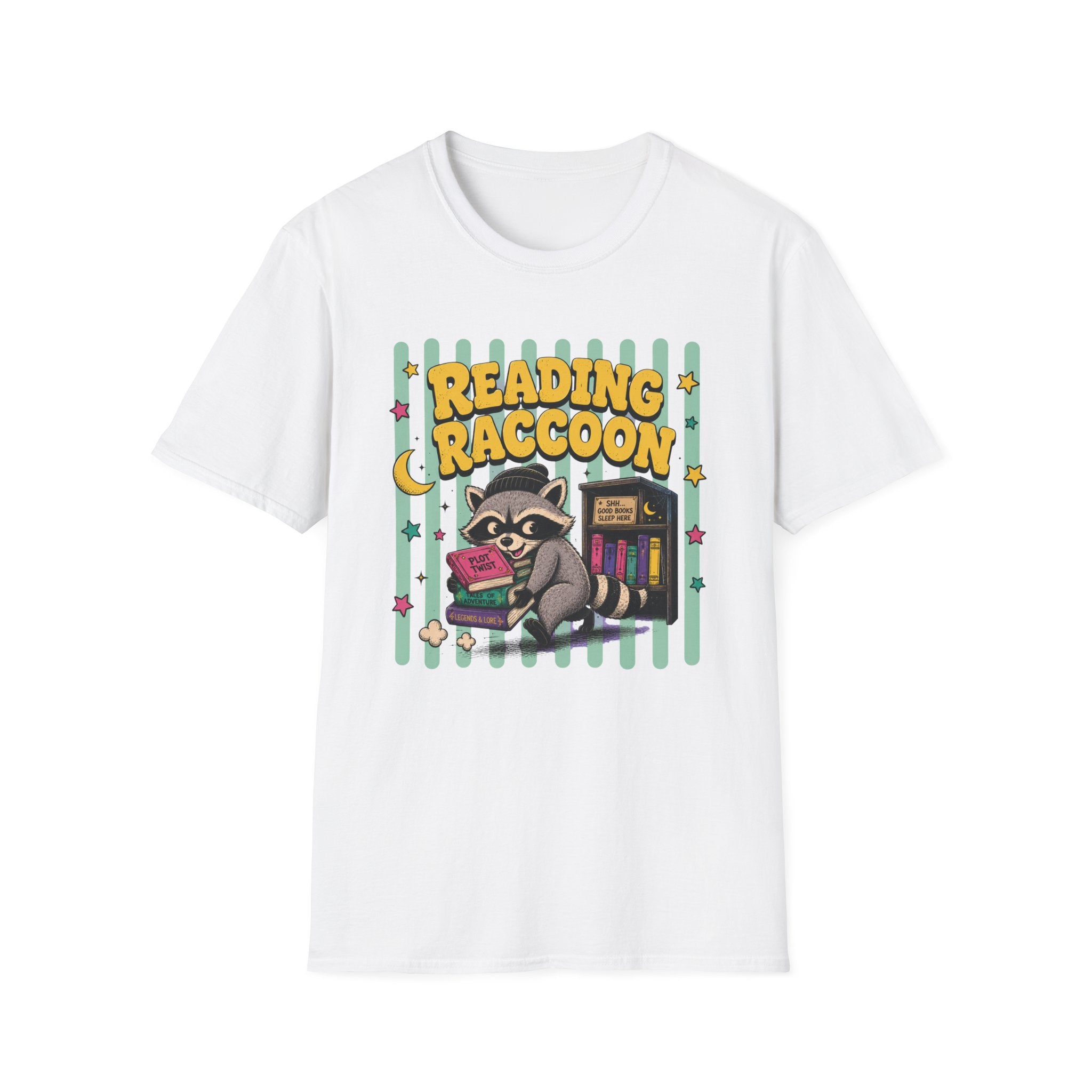 Reading Raccoon T-Shirt