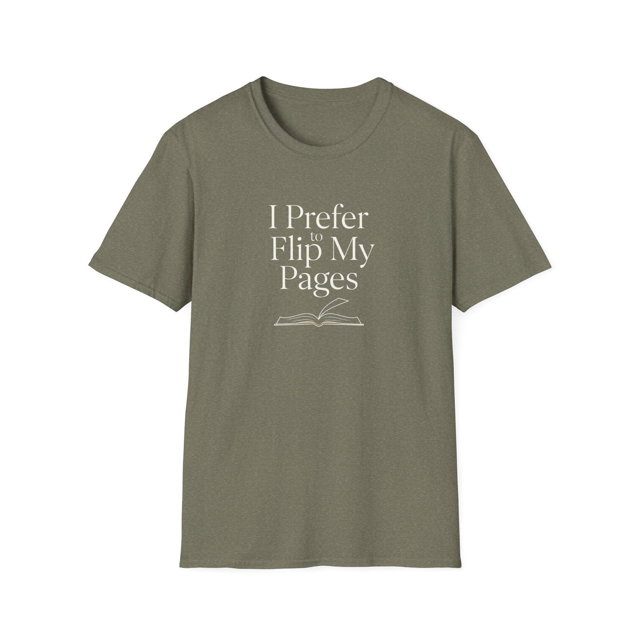 Prefer to Flip Pages T-Shirt