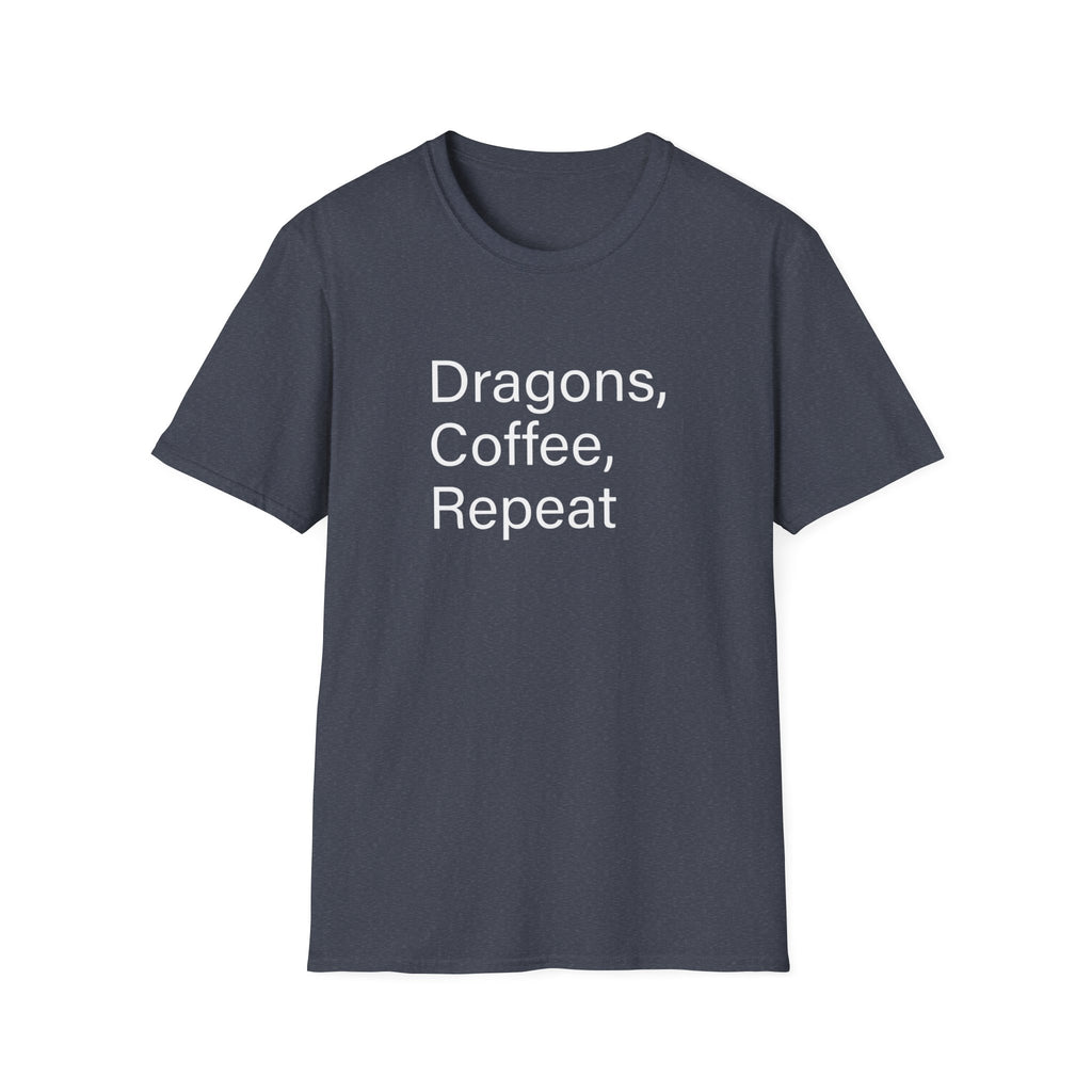 Dragons, Coffee, Repeat T-Shirt