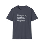 Dragons, Coffee, Repeat T-Shirt