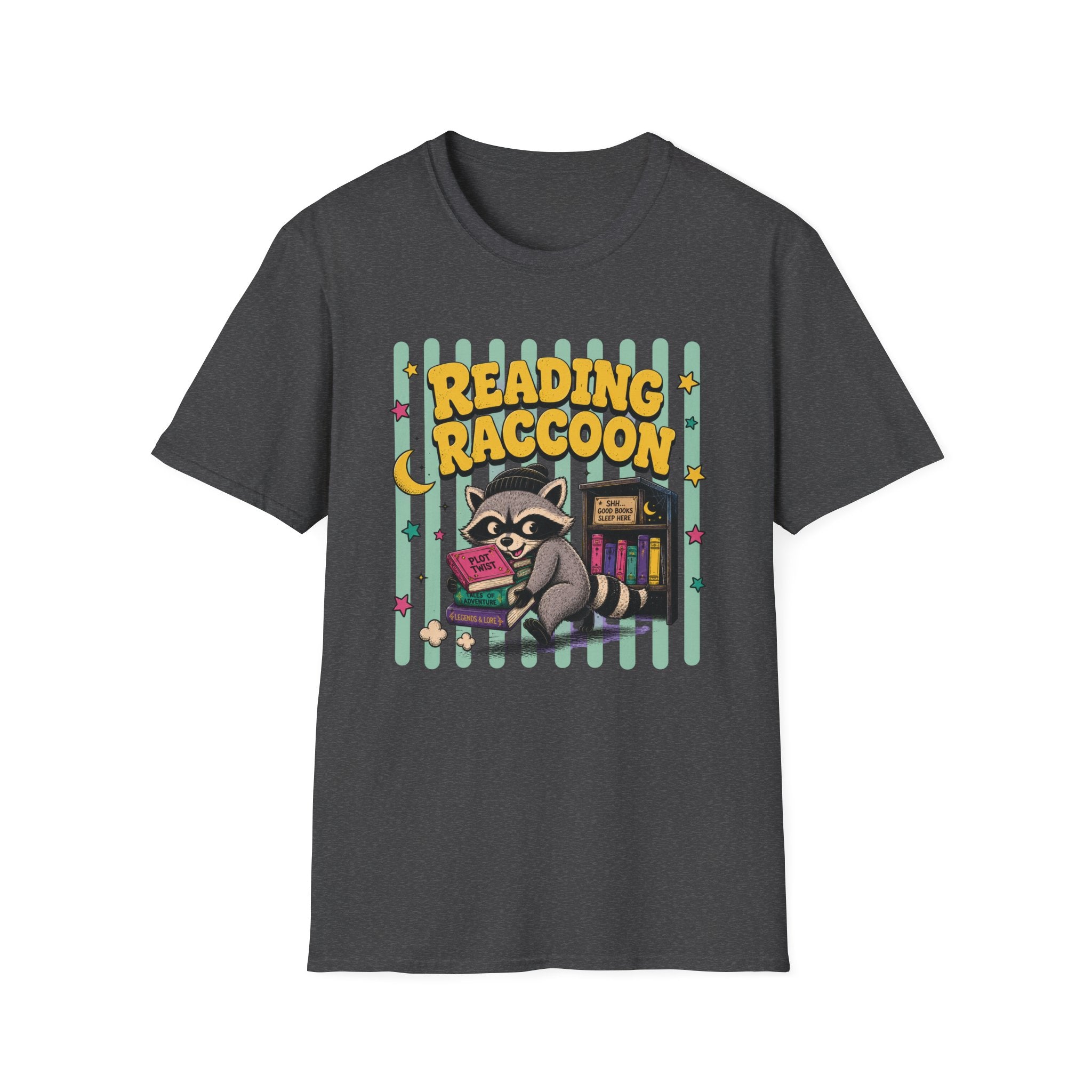 Reading Raccoon T-Shirt