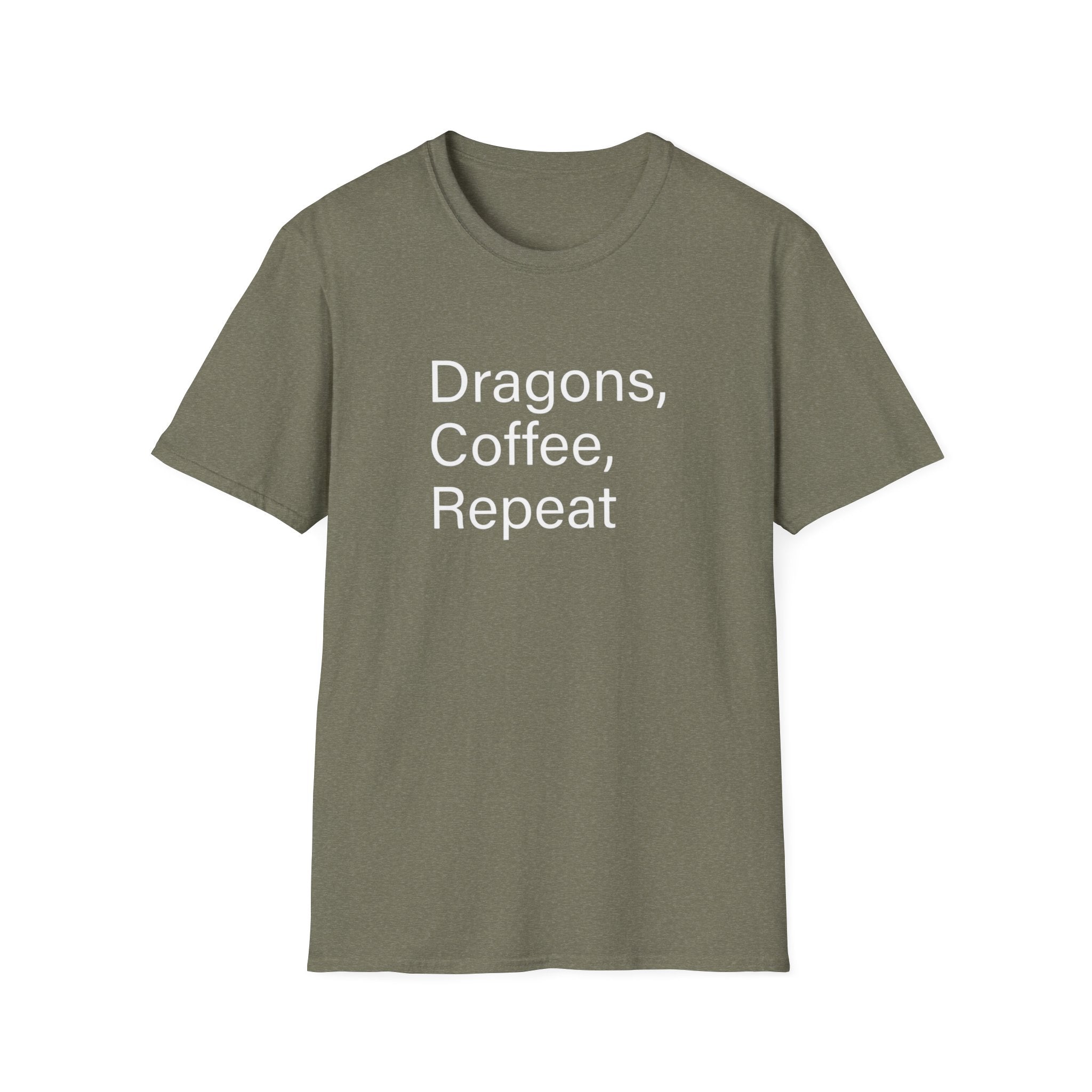 Dragons, Coffee, Repeat T-Shirt