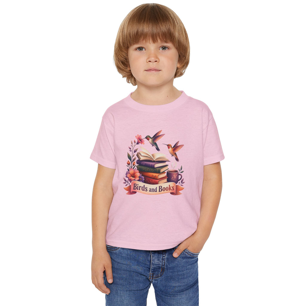 Birds and Books Toddler T-shirt