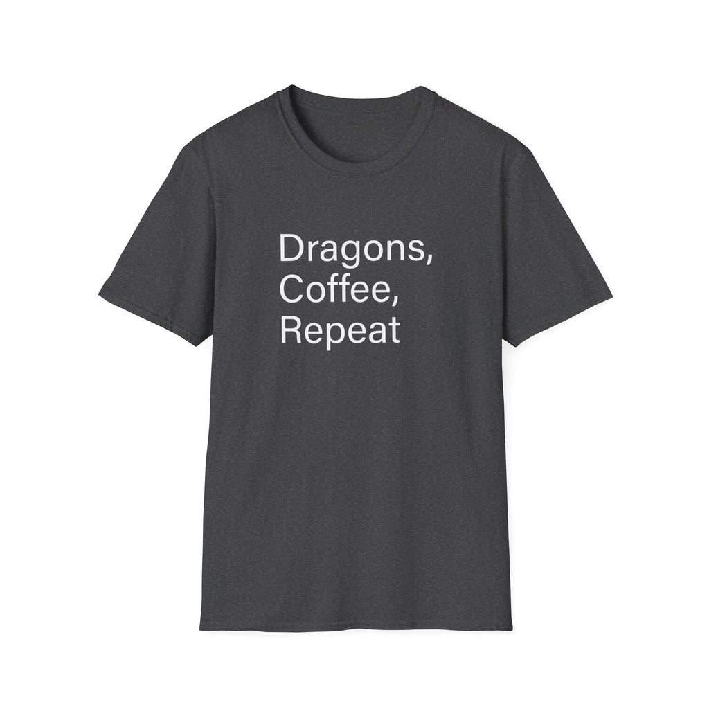 Dragons, Coffee, Repeat T-Shirt