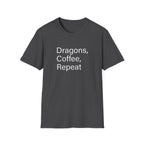 Dragons, Coffee, Repeat T-Shirt