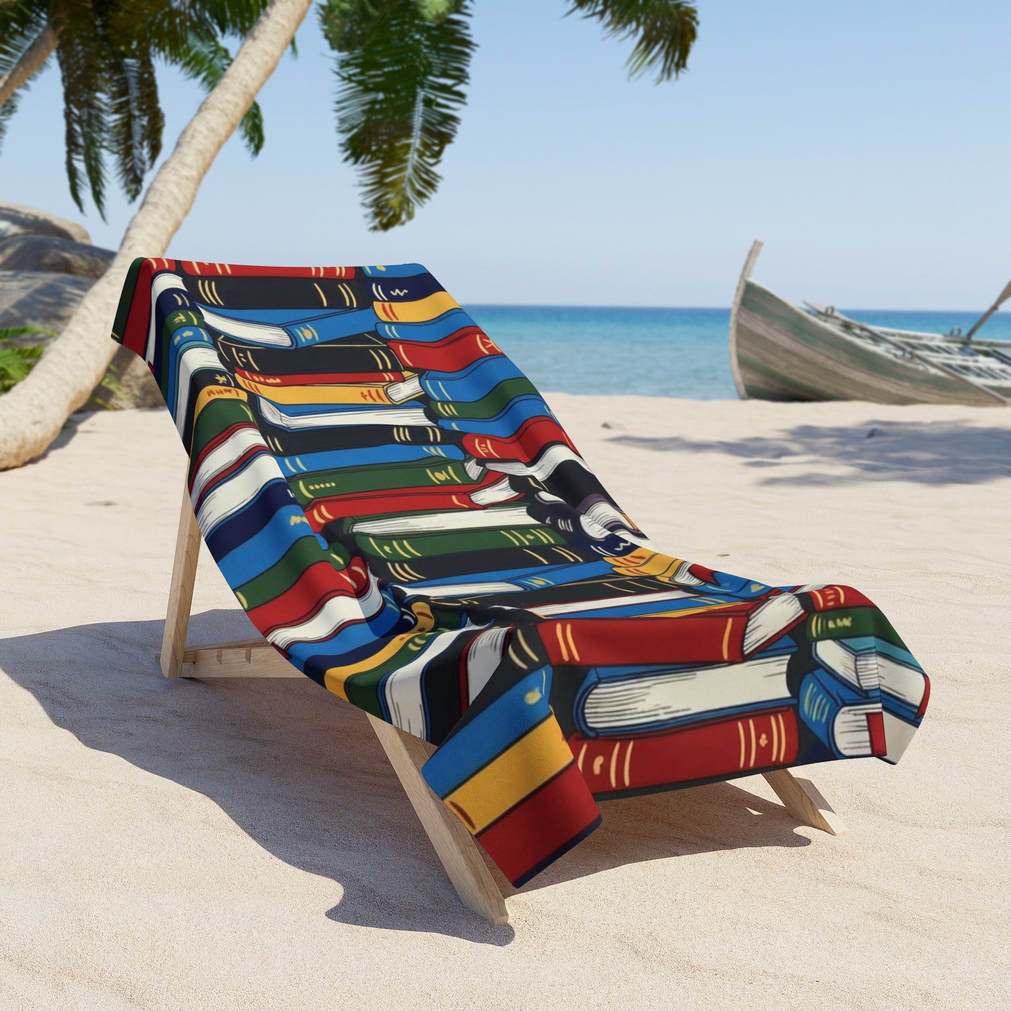 Books Beach Towel