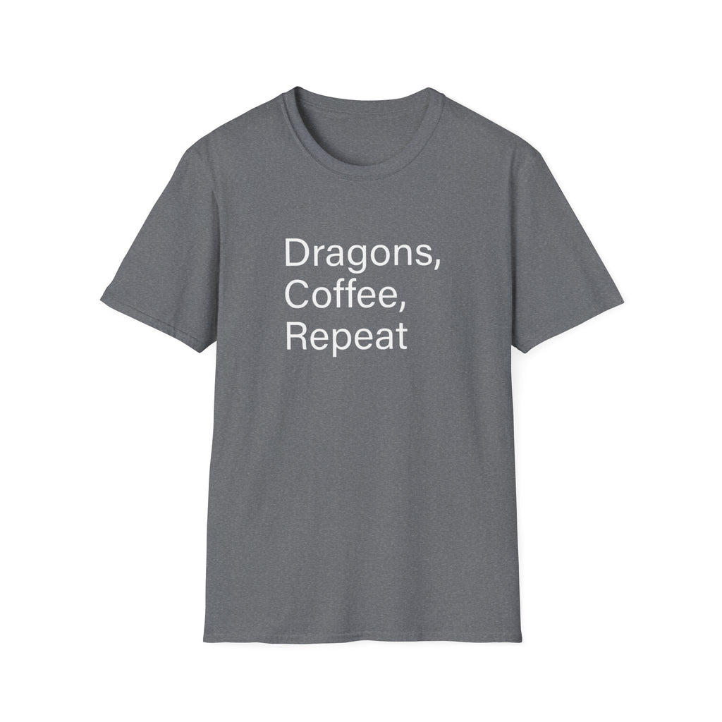 Dragons, Coffee, Repeat T-Shirt
