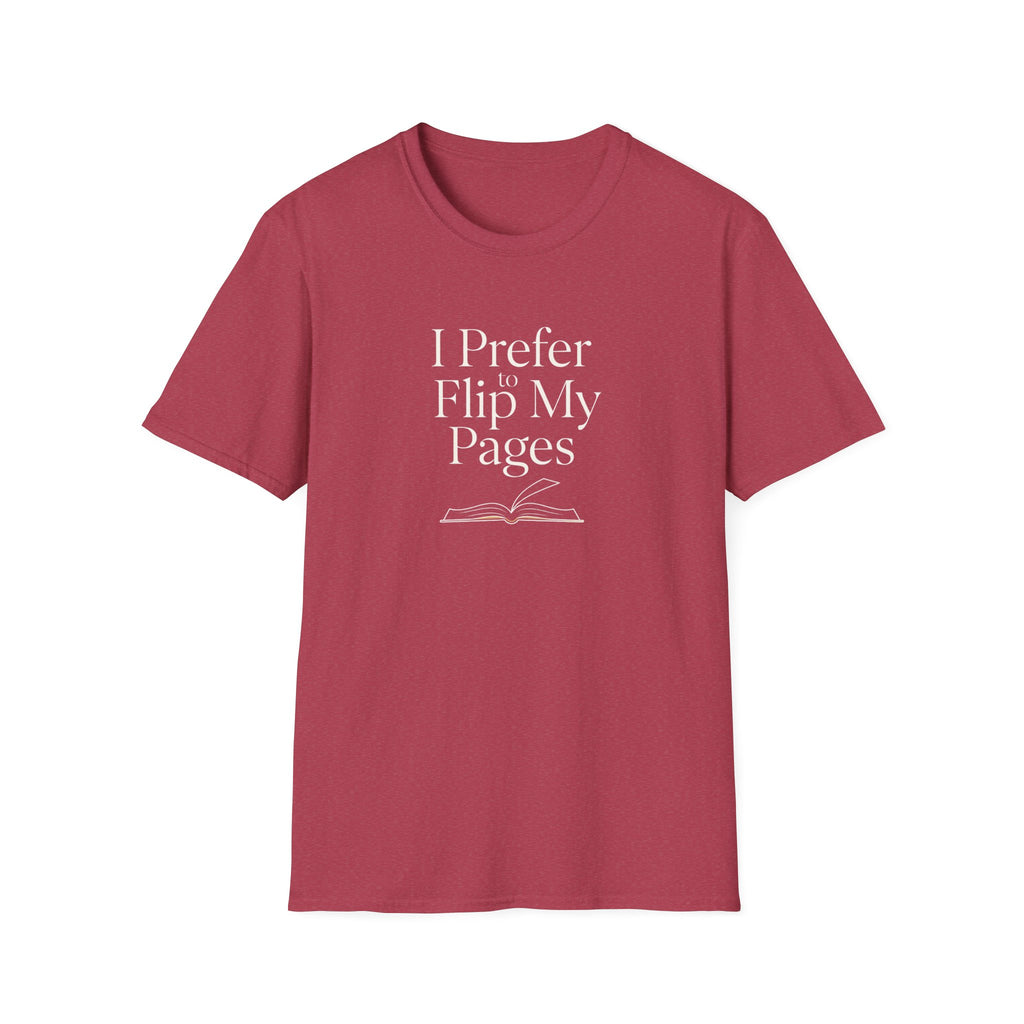 Prefer to Flip Pages T-Shirt