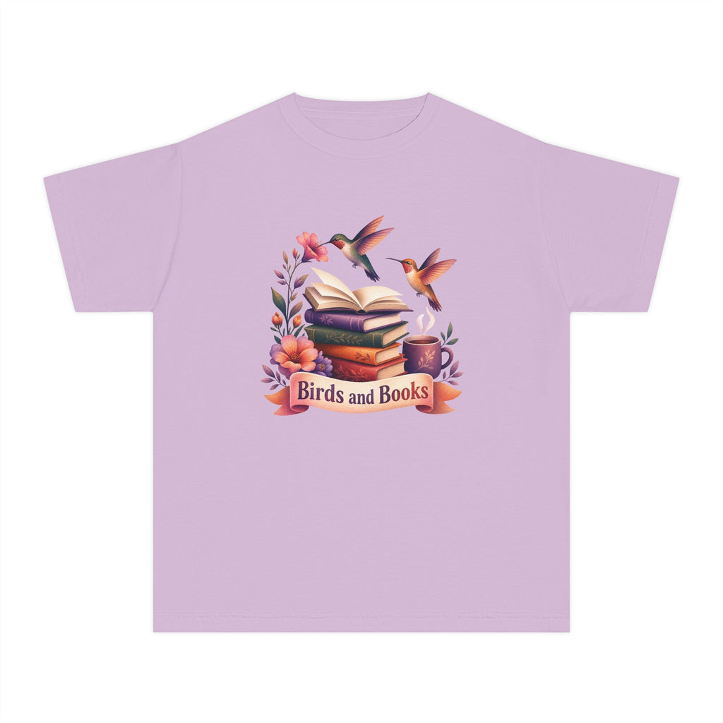 Birds and Books Kid Tee