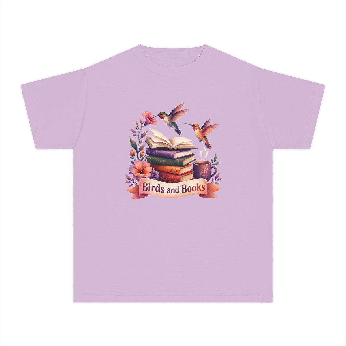Birds and Books Kid Tee
