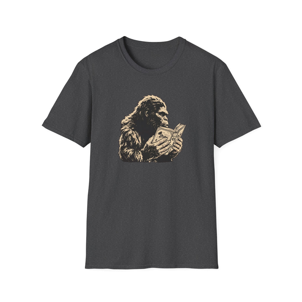 Bigfoot Reading T-Shirt