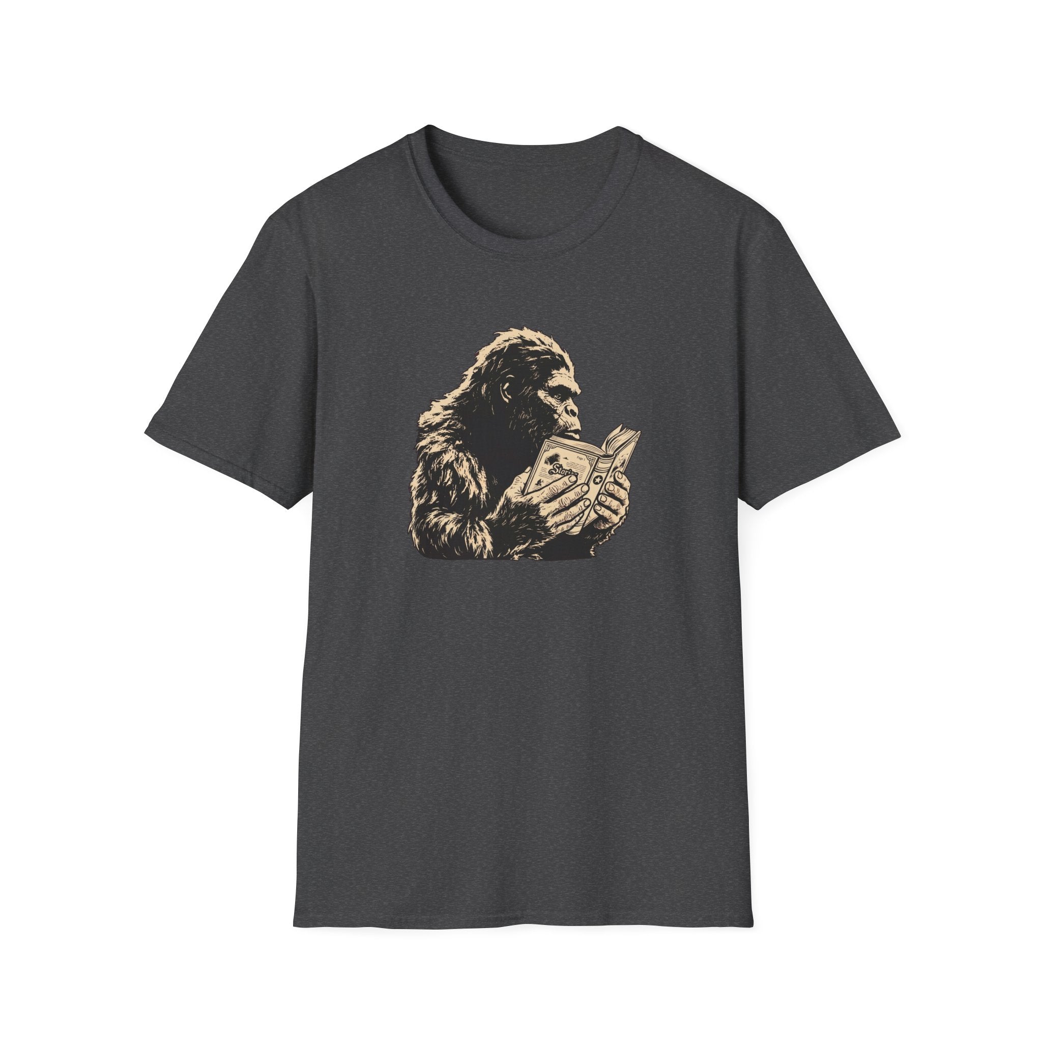 Bigfoot Reading T-Shirt