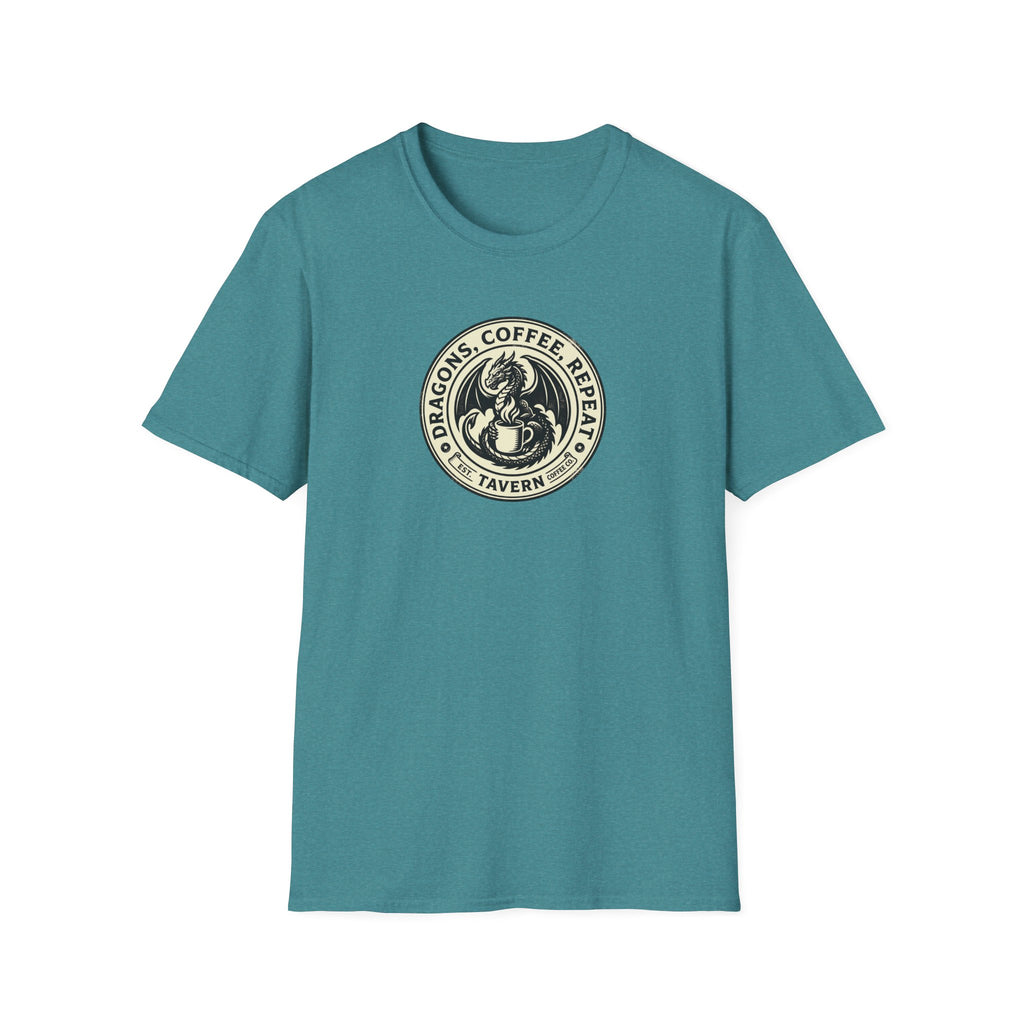 Dragon, Coffee, Tavern T-Shirt