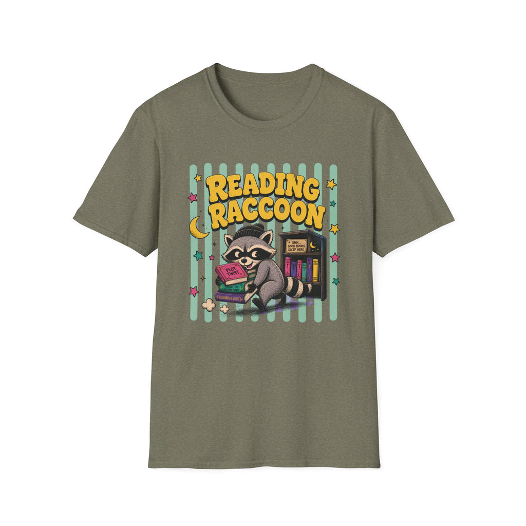 Reading Raccoon T-Shirt