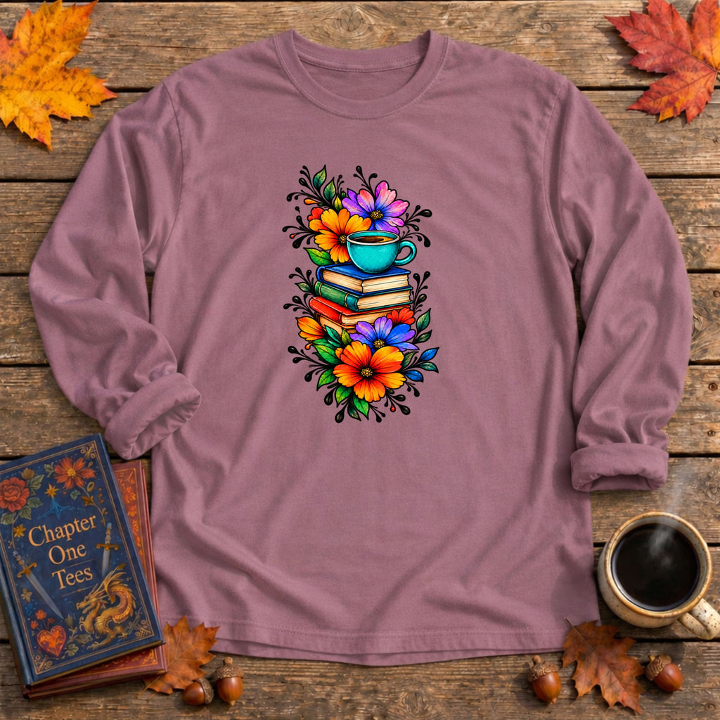 Book Tattoo Long Sleeve Book Tee