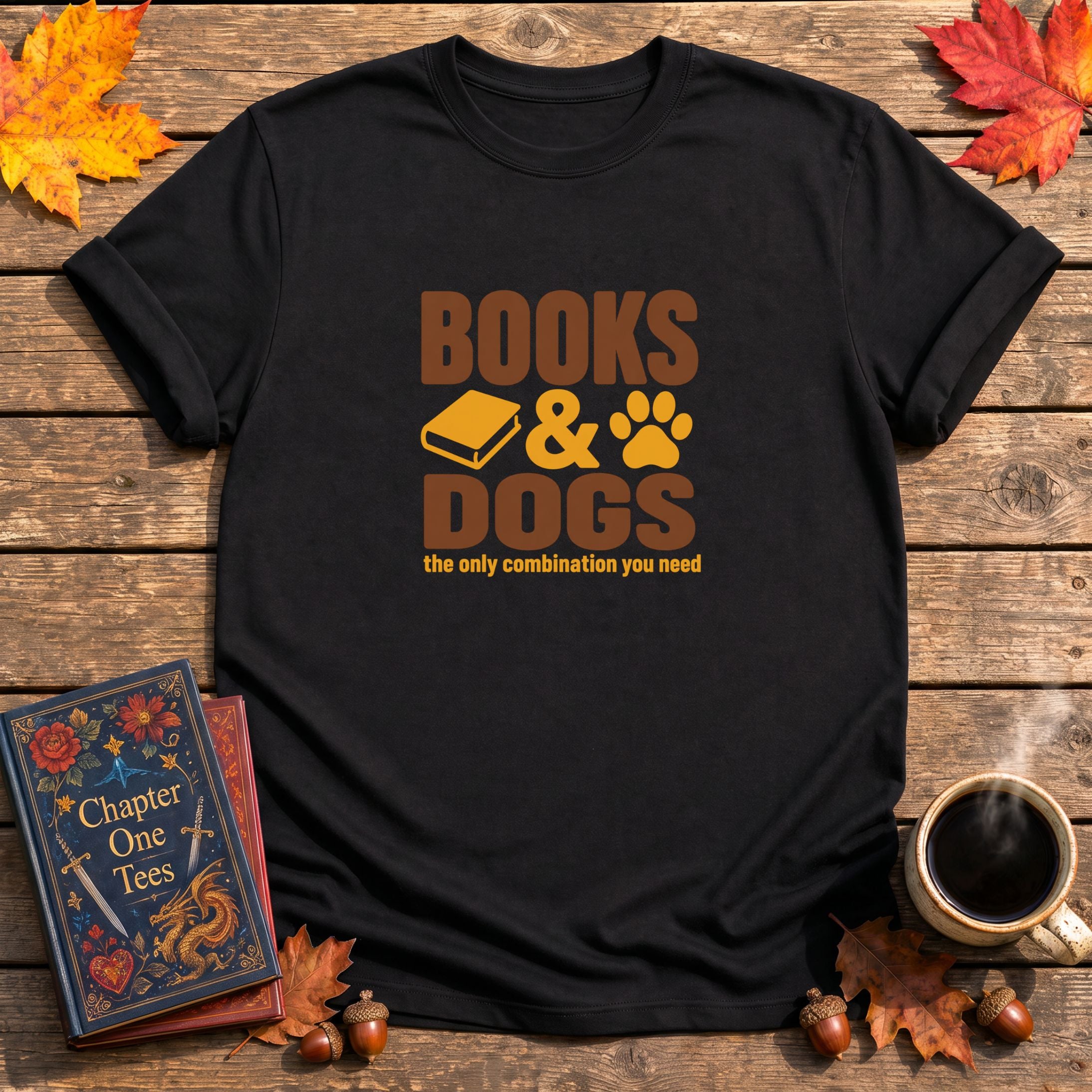 Books & Dogs T-Shirt