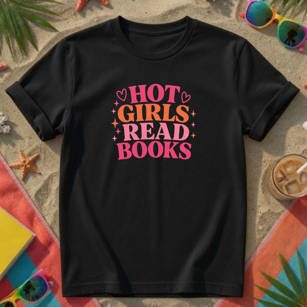 Hot Girls Read Books T-Shirt
