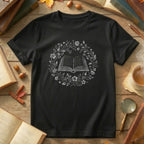 Book Lover – Floral Open Book T-Shirt
