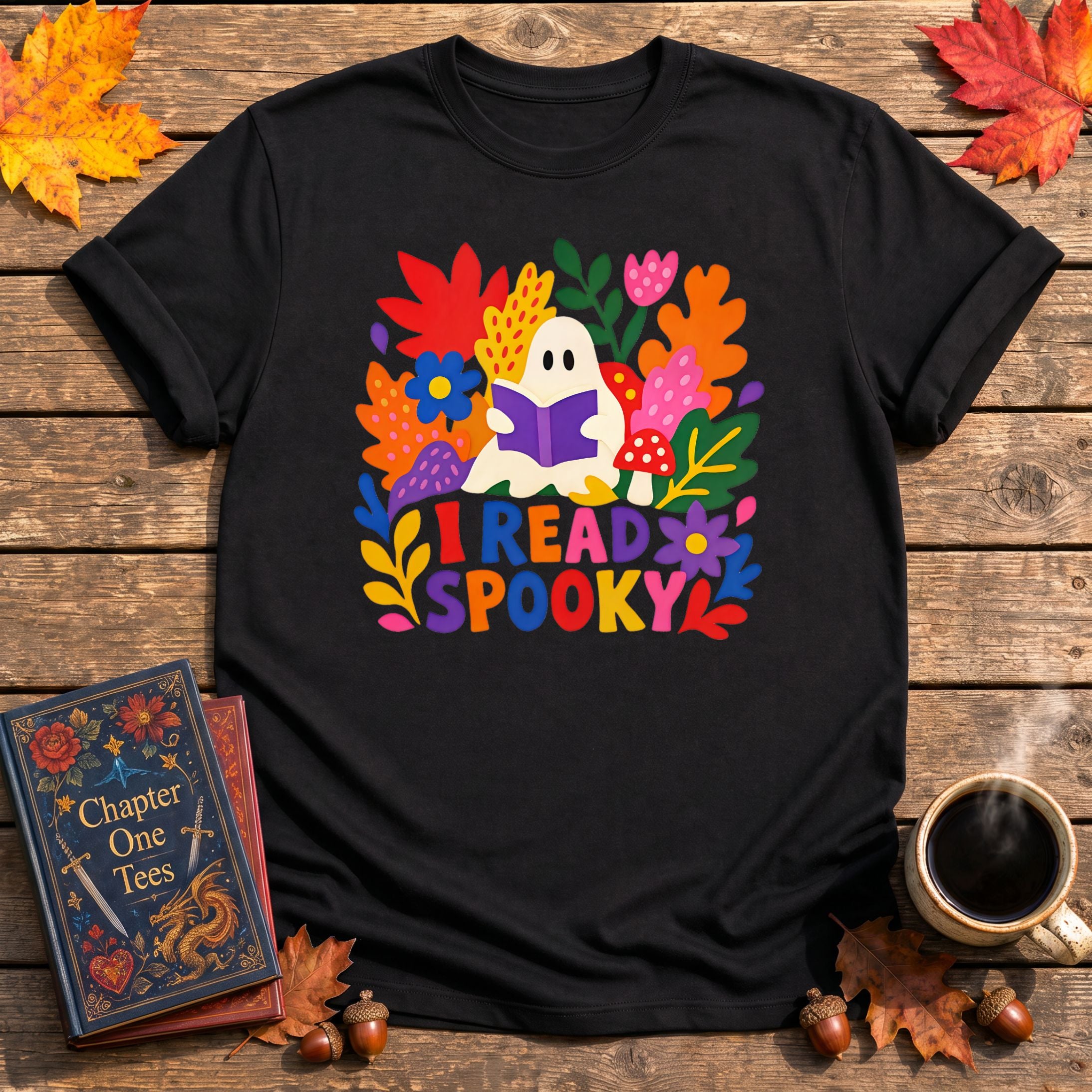 I Read Spooky Book T-Shirt