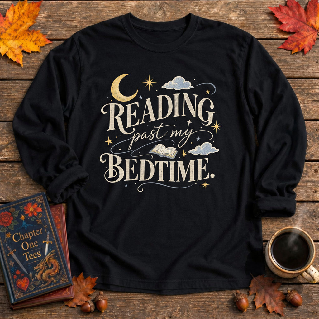 Reading Past My Bedtime Long Sleeve Tee