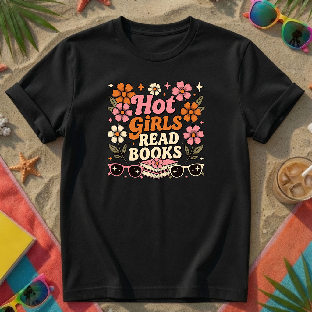 Hot Girls Read Books T-Shirt