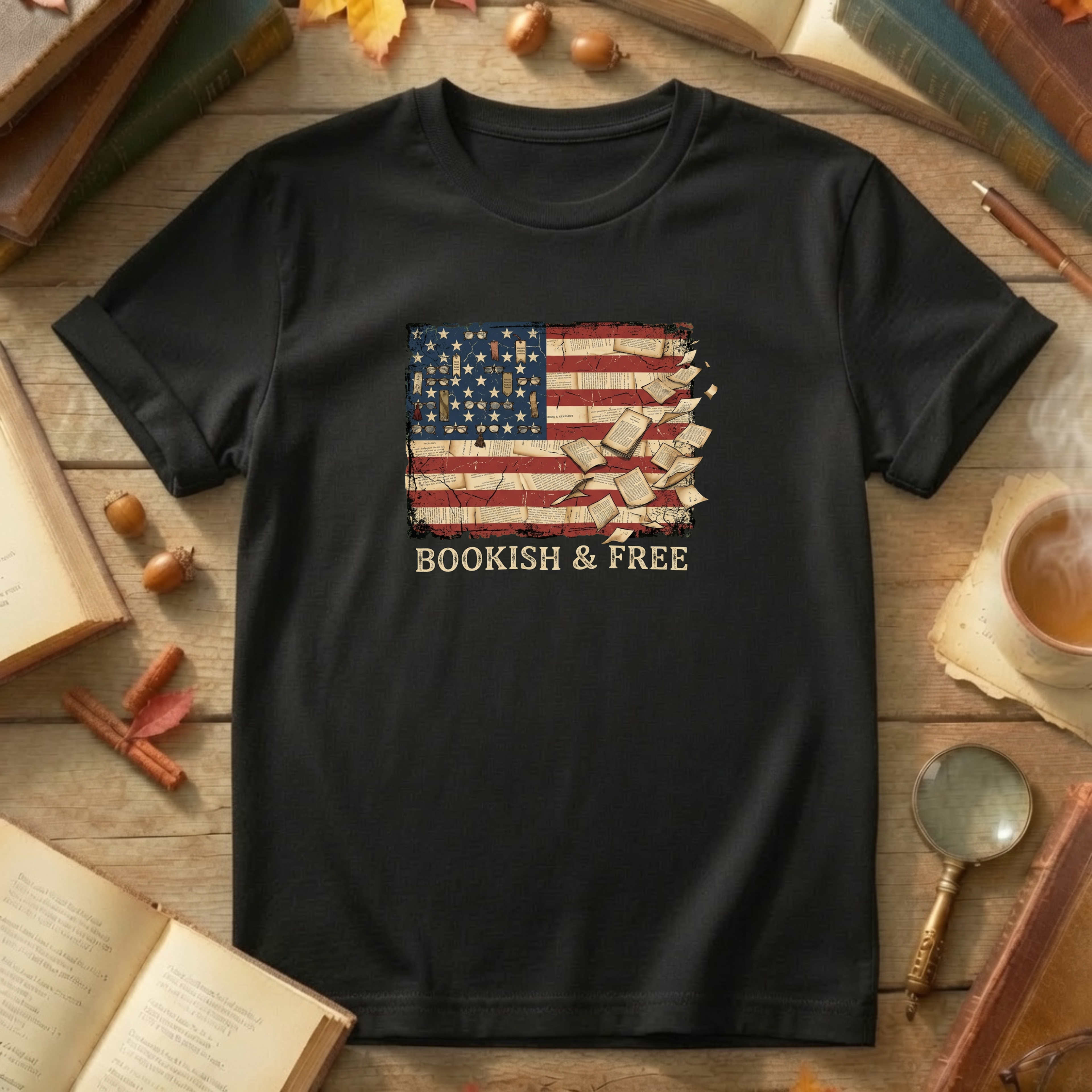 Bookish and Free T-Shirt