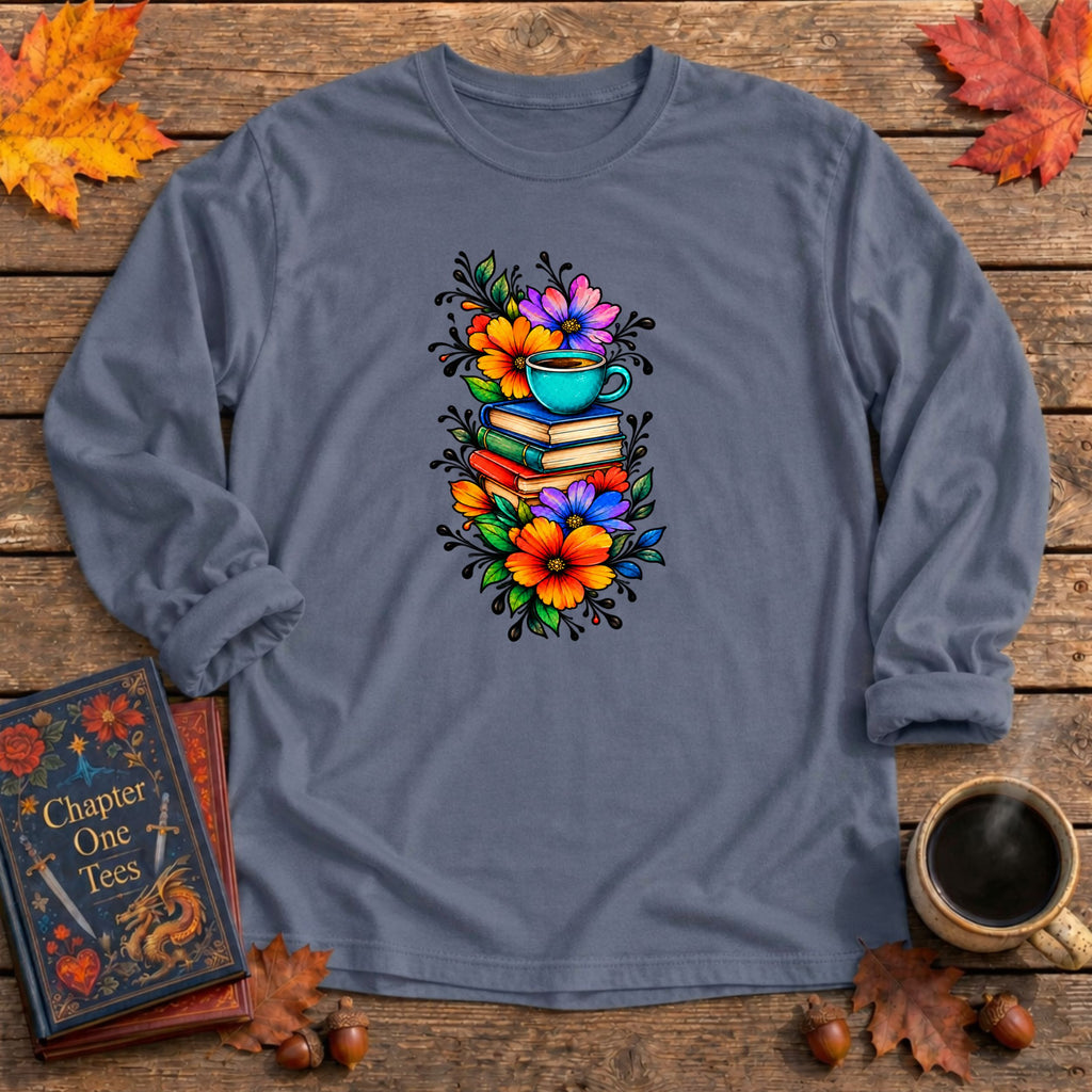 Book Tattoo Long Sleeve Book Tee