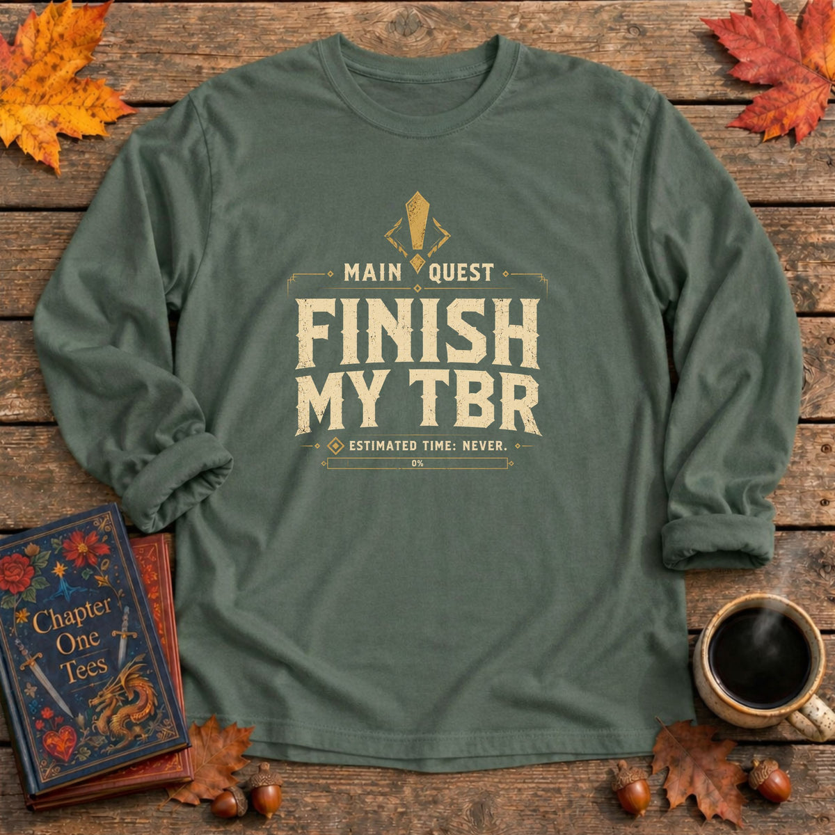 Finish My TBR Long Sleeve Tee