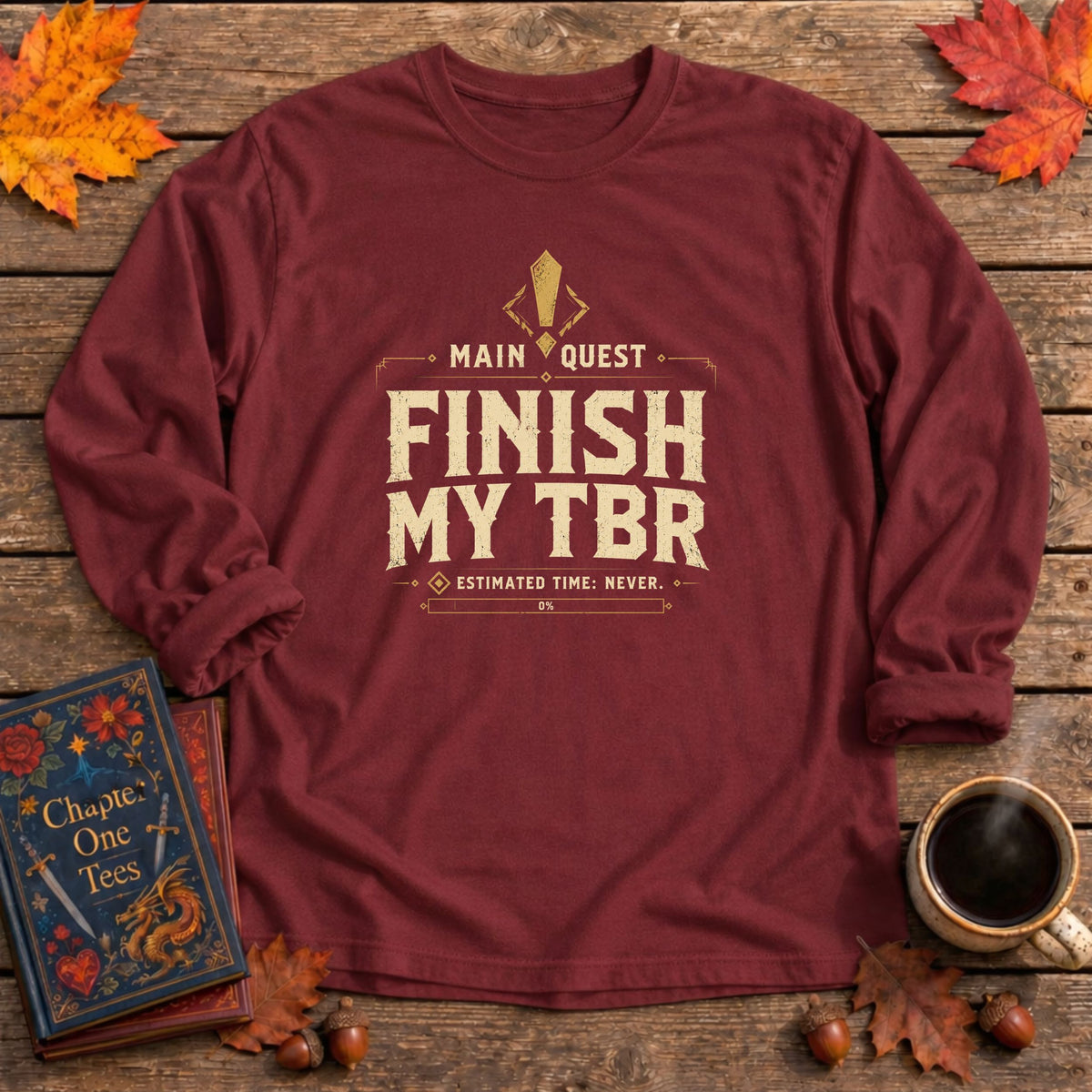 Finish My TBR Long Sleeve Tee