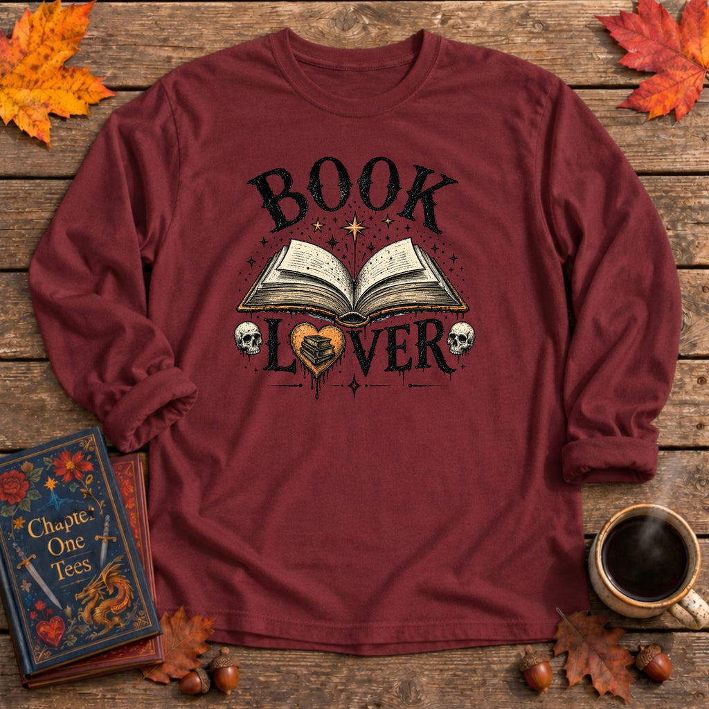 Book Lover Long Sleeve Book Tee