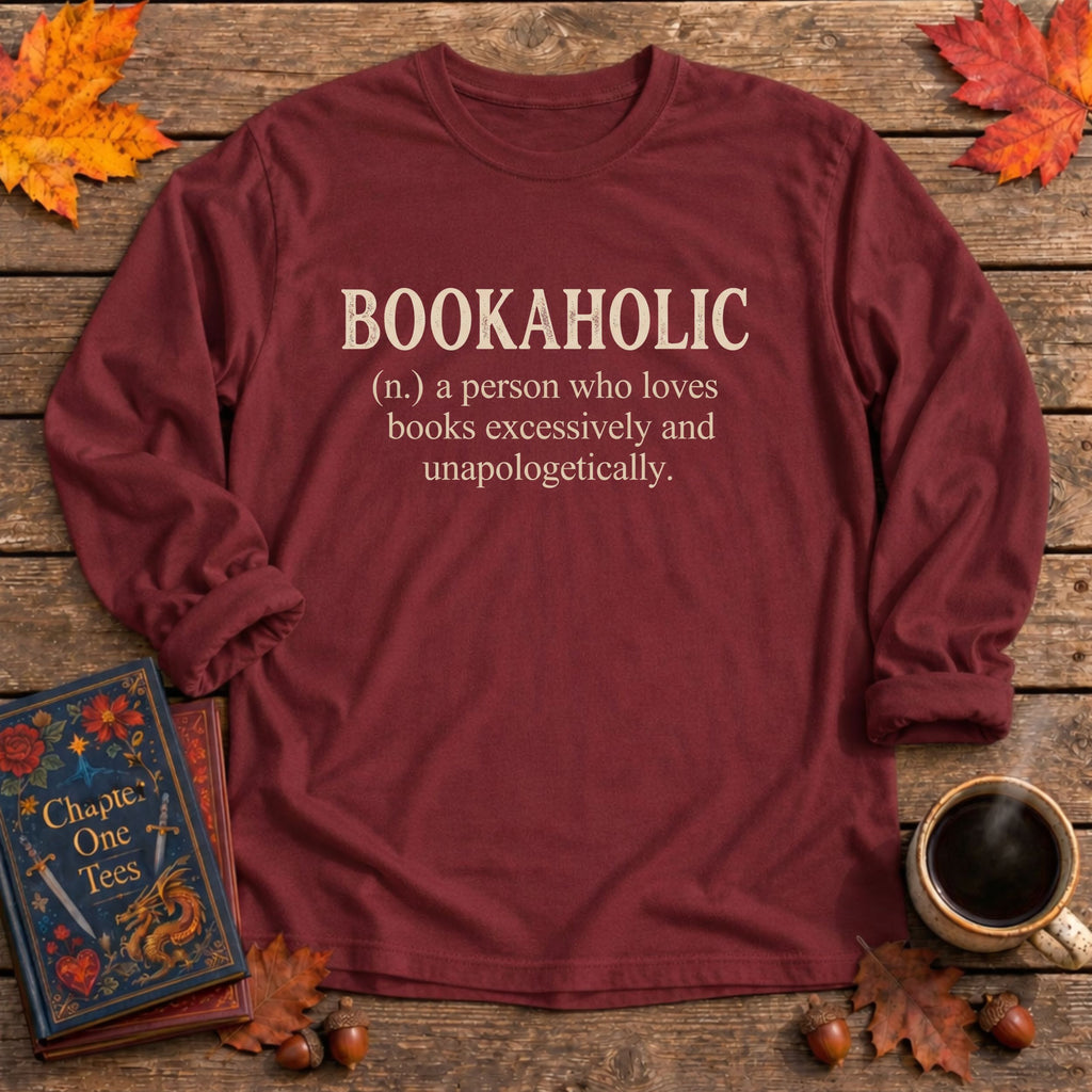 Bookoholic Long Sleeve Book Tee