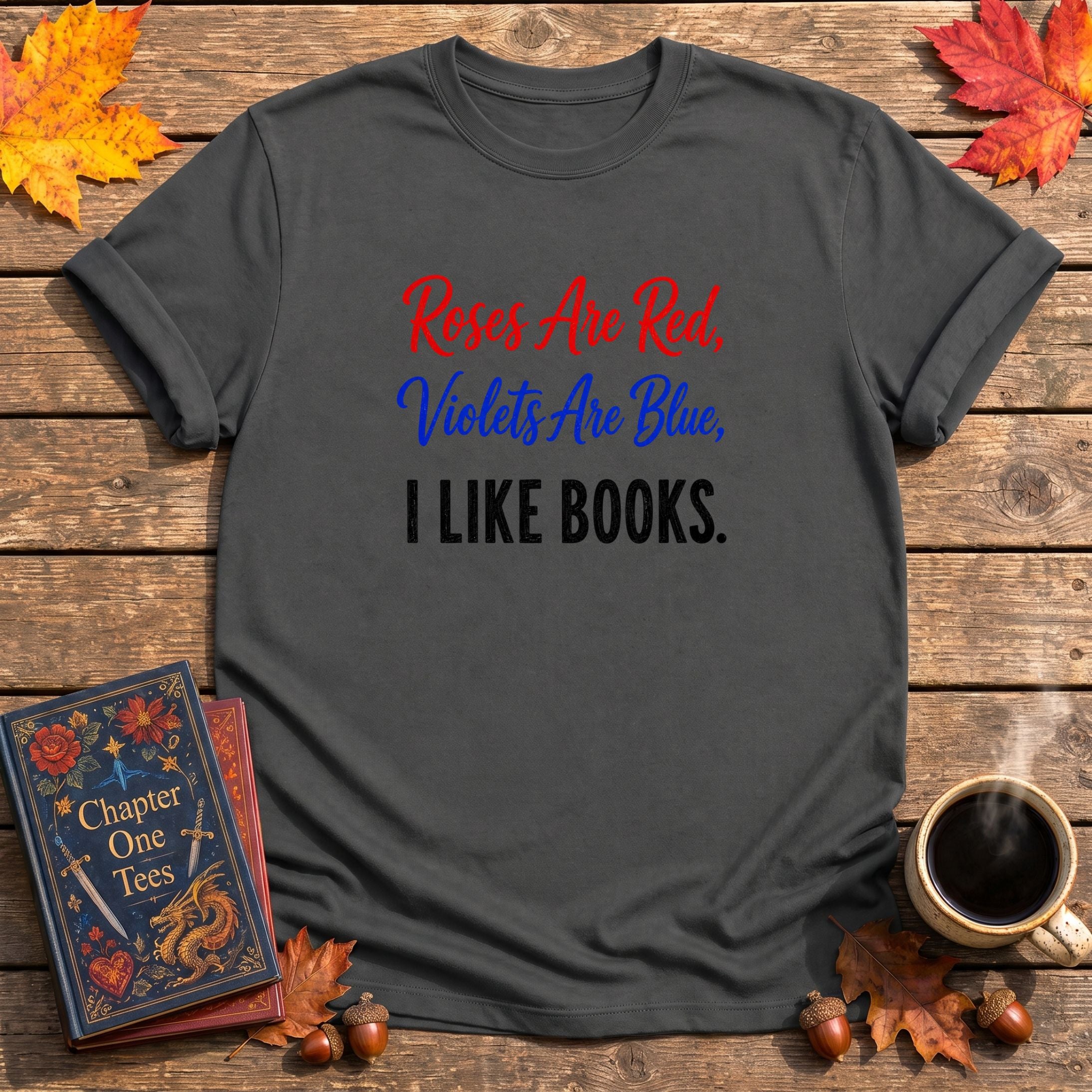 Roses Are Red Book T-Shirt